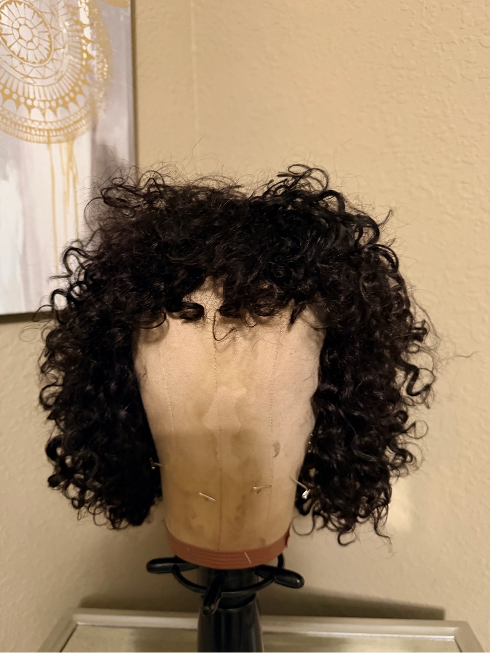 Curly Human Hair Wig- New
